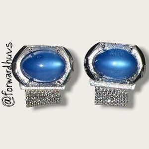 Vintage SWANK Mesh Wrap Around Cufflinks Cuff Link